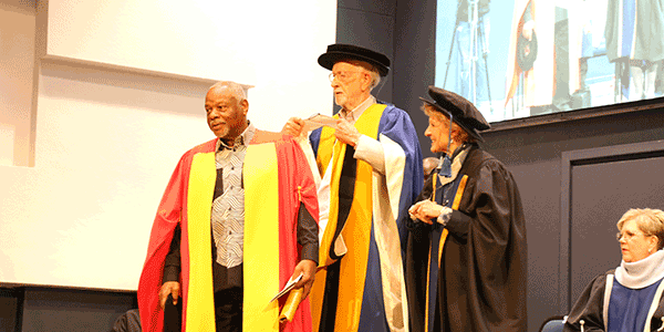 Professor Molefi Kete Asante at Wits University Professor Molefi Kete Asante at Wits University